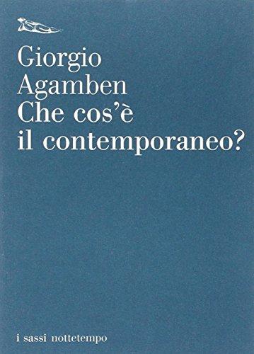 Che cos'è il contemporaneo? - Giorgio Agamben
