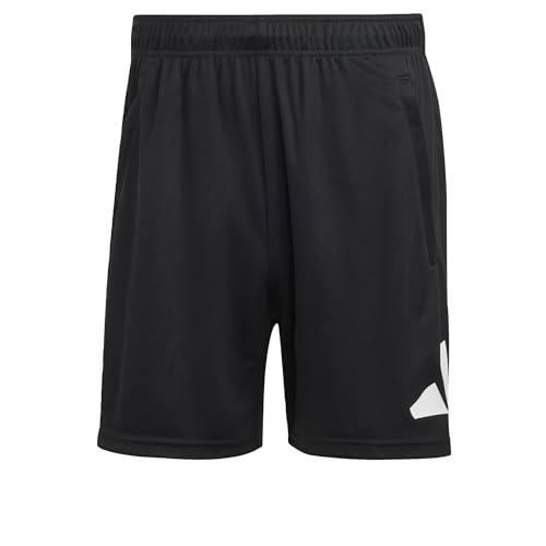 adidas Uomo Train Essentials All Set Training Shorts, Black / White, L