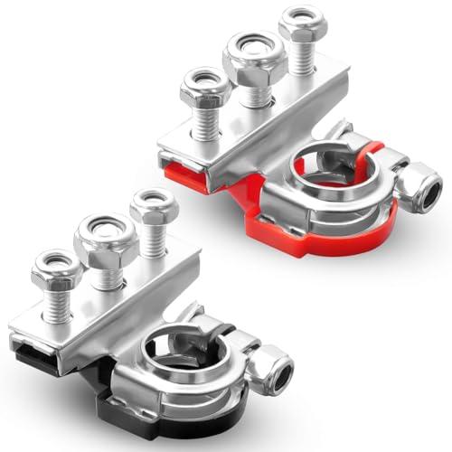 URAQT Terminali Batteria Auto, Connettori 12V 24V con Bullone M8