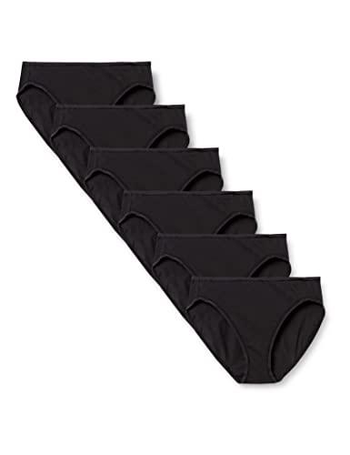 Amazon Essentials , Mutandine Donna, Nero (black), Small