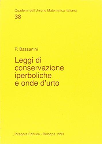 Leggi di conservazione iperboliche e onde d'urto