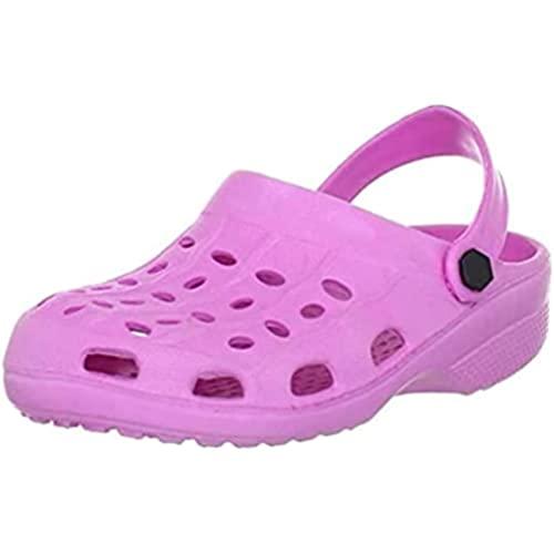 Playshoes Zoccolo in EVA Rosa - Sandali da Bagno Unisex per Bambini