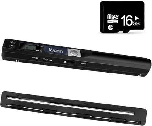 Scanner Documenti Portatile AOZBZ 900 DPI con Scheda SD