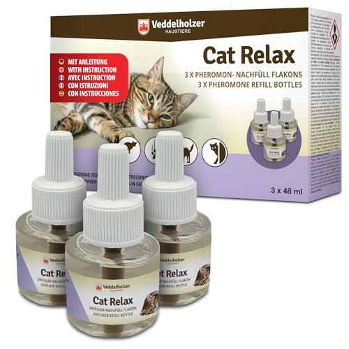 Veddelholzer Relax Cat - Ricarica Feromoni per Gatti (3 x 45ml)