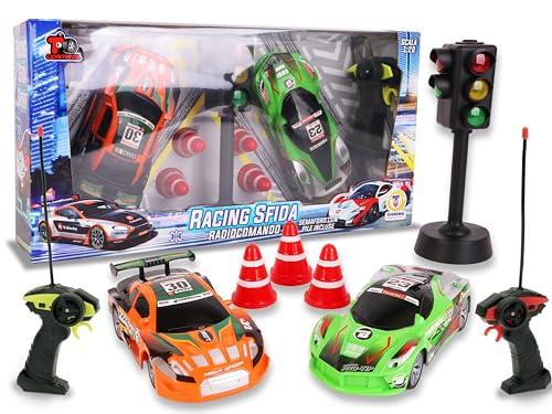 Teorema Giocattoli Set 2 Macchine Radiocomandate Racing Sfida