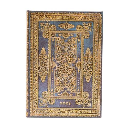 Paperblanks Agenda 12 Mesi 2025, Blu Lussuoso, Giornaliera - Midi