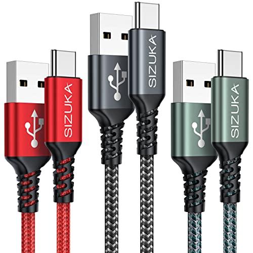 Cavo USB C [2M 3Pezzi] 3.1A Ricarica Rapida