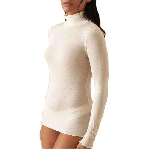 Jadea Dolcevita Donna Manica Lunga in Modal e Cashmere