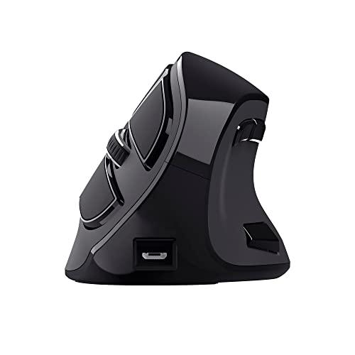 Trust Voxx Mouse Verticale Ergonomico Wireless Ricaricabile - Nero