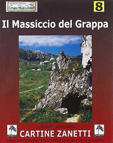 Il massiccio del Grappa 1:30.000 - Cartina Escursionistica