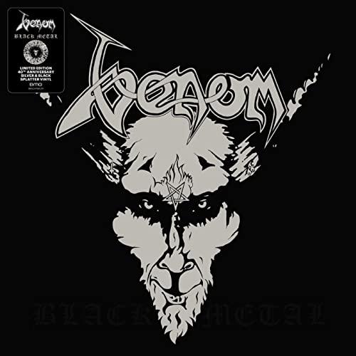 Venom - Black Metal (40th Anniversary Edition) (Silver/Black Swirl Colour Vinyl)