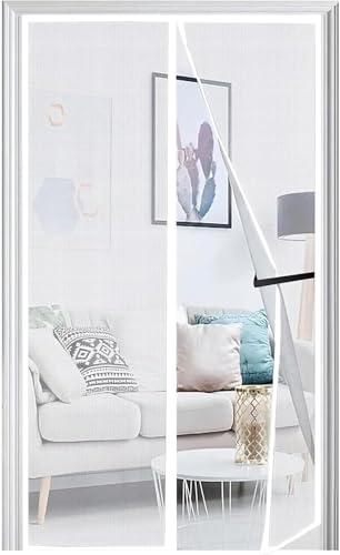Panngu Zanzariera Magnetica per Porta Finestra 105x240cm - Protezione Insetti Efficace e Facile da Installare