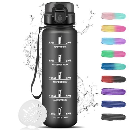 Borraccia Motivazionale da 1 Litro con Indicatore Orario