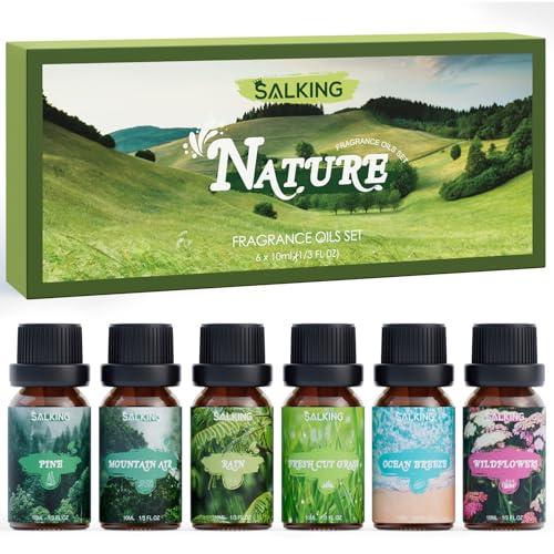 SALKING Set di Oli Essenziali Naturali - Sinfonia di Fragranze Naturali