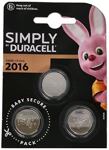Duracell Simply Pile Speciali 2016, 3 Pezzi