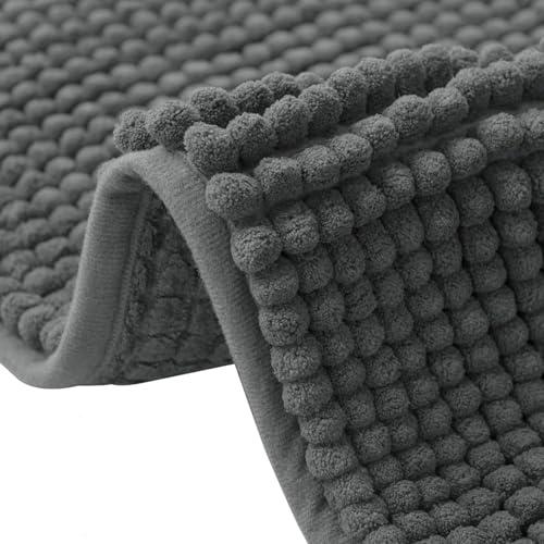 Flintronic Tappeto Antiscivolo in Ciniglia per Bagno - 50x80 cm