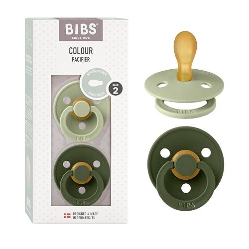 BIBS Colour Symmetrical - Set 2 Ciucci Misura 2 (6-18 mesi) - Sage/Hunter Green