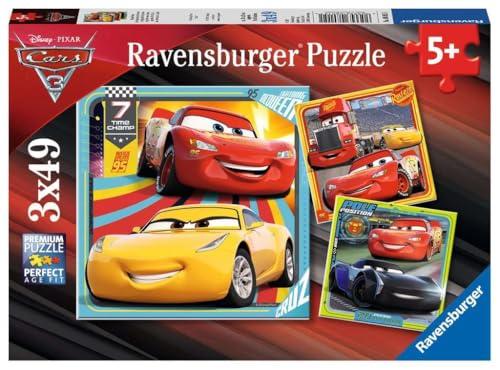 Ravensburger - Puzzle Cars 3 (3x49 pezzi)