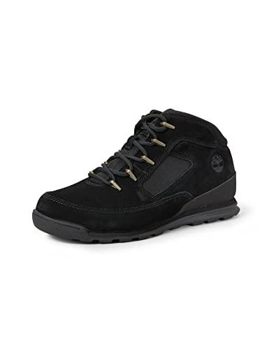 Timberland Euro Rock Heritage L/F, Stivali Uomo, Black Suede, 44.5 EU