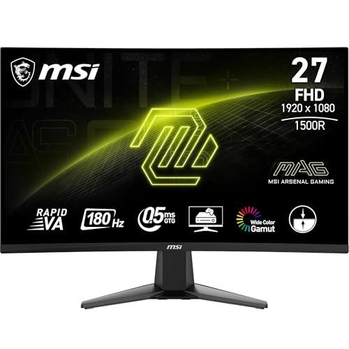 MSI MAG 27C6F Monitor Gaming Curvo 27