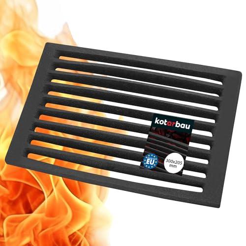 KOTARBAU® Griglia per Camino a Legna 30 x 20,5 cm in Ghisa