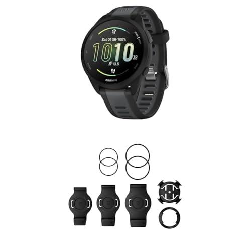 Garmin Forerunner 165 Black con Supporto Bici QuickFit
