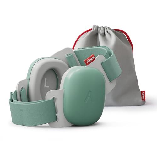 Alpine Muffy Baby Comfort - Paraorecchie Protettivi per Neonati e Bambini - Verde