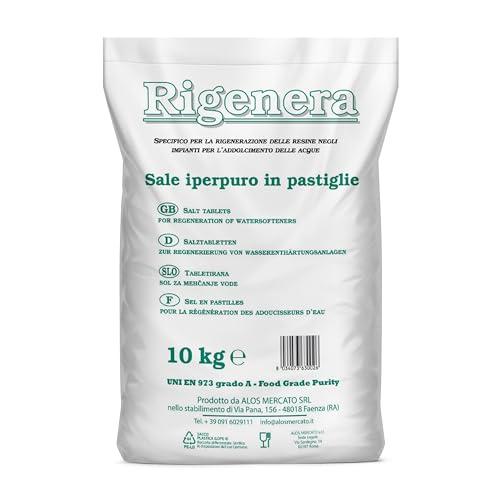 Rigenera – Sale per Addolcitori in Pastiglie – Sacco da 10 KG