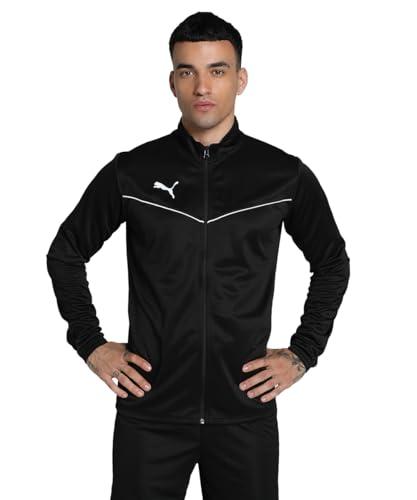 PUMA teamRISE Training Poly Jacket, Giacca sportiva Uomo, Black/White