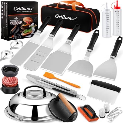 Grilliance 27PCS Set Accessori per Griglia Plancha: il Kit Completo per Barbecue Perfetto