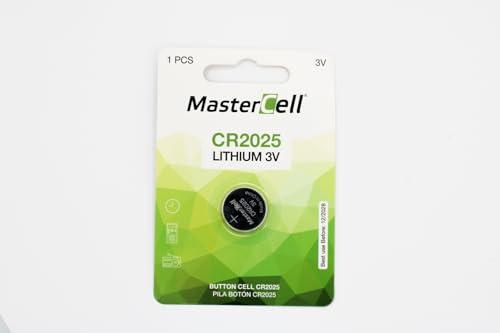 Batteria a Bottone al Litio CR2025 3V - Blister Singolo, Lunga Durata