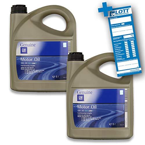 10 Litri Olio Motore Originale Opel 5W-30 dexos2