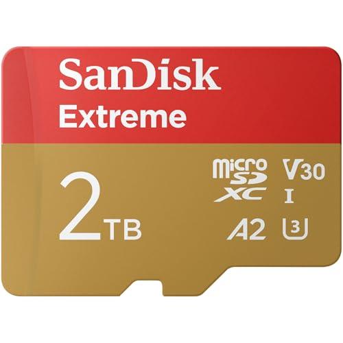 SanDisk Extreme 2TB microSDXC UHS-I U3 V30 - La Scheda di Memoria Definitiva per i Tuoi Dispositivi