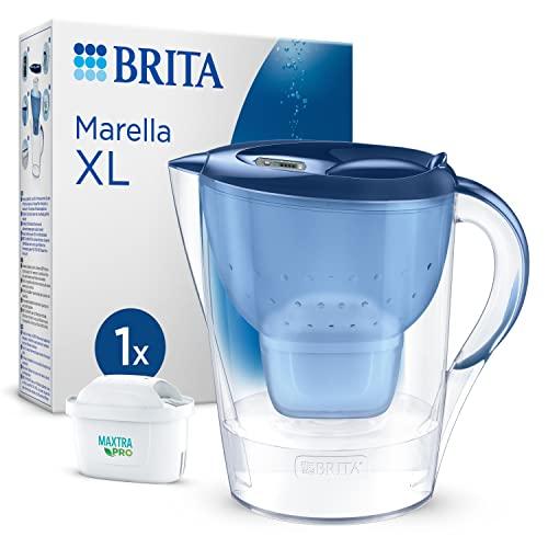 BRITA Marella XL Caraffa Filtrante Blu con Cartuccia MAXTRA PRO