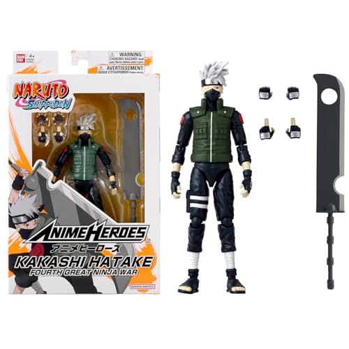 Action Figure Kakashi Hatake (Quarta Grande Guerra Ninja) - Naruto Shippuden - Anime Heroes