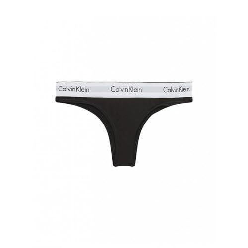 Calvin Klein Slip Brasiliana Donna Cotone Elasticizzato Nero