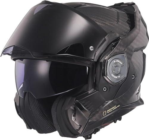 LS2, Casco moto modulare ADVANT X CARBON Gloss Carbon, XL