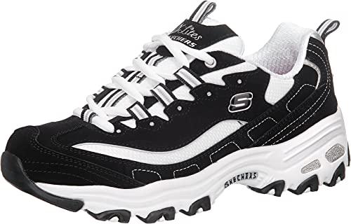 Skechers D'Lites - Fresh Start Scarpe Donna Nero/Argento