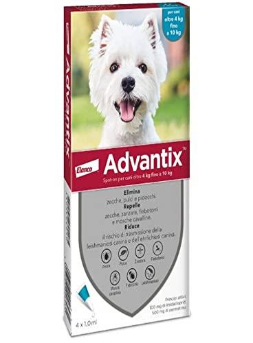 Advantix Spot On 4 Pipette per Cani da 4 a 10 kg
