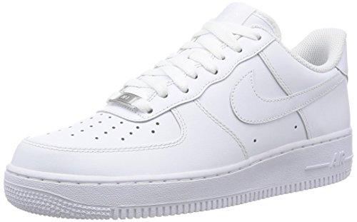Nike Air Force 1 '07, Scarpe Uomo, Bianco, 42 EU