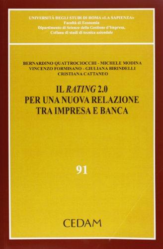 Rating 2.0: Per una Nuova Relazione tra Impresa e Banca