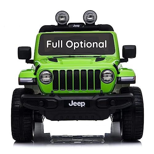 Babycar Jeep Wrangler Rubicon 2 Posti Verde