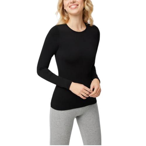 Maglietta Termica Donna Ysabel Mora Maniche Lunghe Nero
