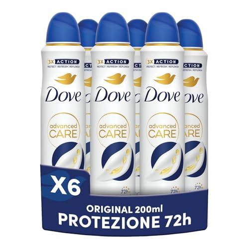Dove Deodorante Spray Advanced Care Original 72h - 6x200ml