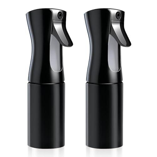 LBJFYHJN 2 Flaconi Spray Nebbia Continua, 200ml, Neri