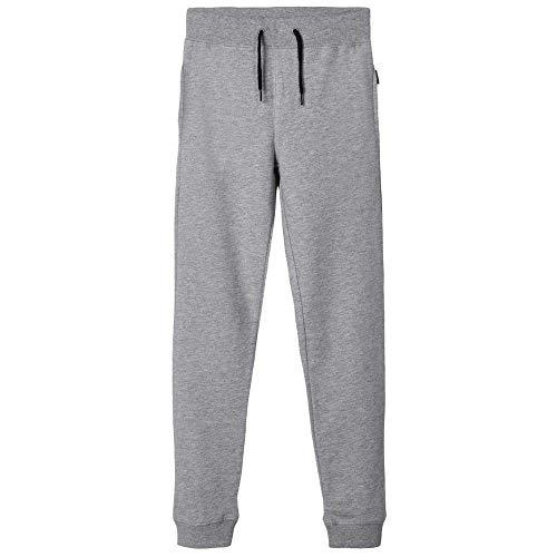 Name It Nkmsweat Pant Unb Noos Pantaloni Sportivi per Bambini e Ragazzi, Grigio Melange, Taglia 152