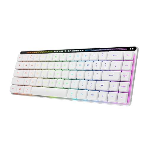 ASUS ROG Falchion RX Low Profile, Tastiera Wireless da Gaming Bianca
