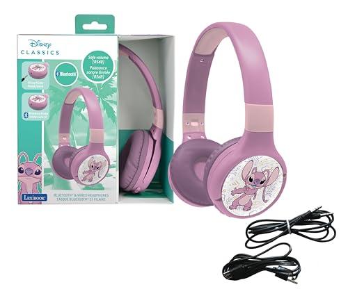 Lexibook Disney Stitch Angel Cuffie Bluetooth Rosa