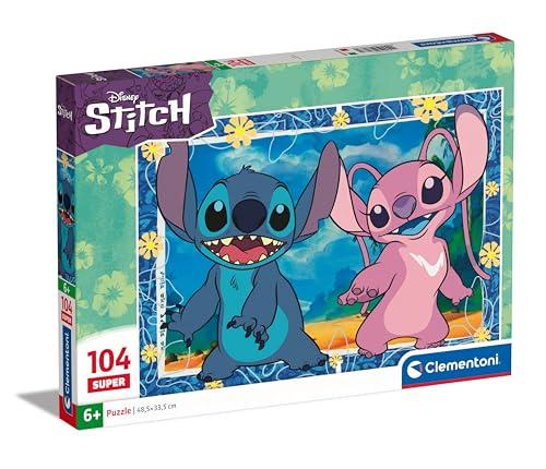 Clementoni Disney Stitch Supercolor - Puzzle 104 Pezzi