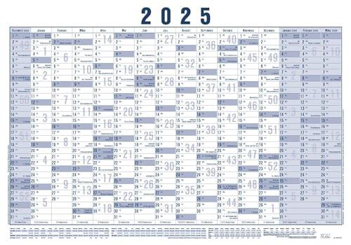 Calendario 16 Mesi 2025 - Panoramica Mensile Gigante per la Tua Pianificazione